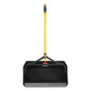 Maximizer Heavy-Duty Stand Up Debris Pan, 20.44 x 29, 32" Handle, Plastic, Yellow/Black