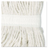Cut-End Wet Mop Head, Rayon, #24, White, 12/Carton
