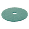 Ultra High-Speed Floor Burnishing Pads 3100, 27" Diameter, Aqua, 5/Carton