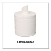 Centerpull Towel, 2-Ply, 7.3" x 500 Ft, White, 600 Roll, 6 Rolls/Carton