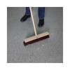 Floor Brush Head, 3" Maroon Heavy-Duty Polypropylene Bristles, 18" Brush