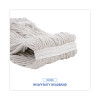 Cut-End Wet Mop Head, Cotton, #32, White, 12/Carton