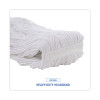 Cut-End Wet Mop Head, Rayon, #32, White