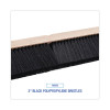 Floor Brush Head, 3" Black Polypropylene Bristles, 36" Brush