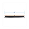 Floor Brush Head, 3" Black Polypropylene Bristles, 36" Brush