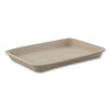 Savaday Molded Fiber Flat Food Tray, 16 x 12, White, Paper, 200/Carton