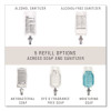 Autofoam Refill With Alcohol Foam Hand Sanitizer, Clear, 1,000 Ml, Unscented, 4/Carton
