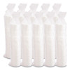 Vented Foam Lids, Fits 6 Oz To 32 Oz Hot Cups, White, 50/Pack, 10 Packs/Carton