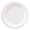 Classic Paper Plates, 6.75" Dia, White, 125/Pack, 8 Packs/Carton