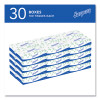 Facial Tissue For Business, Flat Box, 2-Ply, White, 100 Sheets/Box, 30 Boxes/Carton
