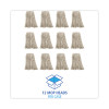 Premium Cut-End Wet Mop Heads, Cotton, 16 Oz, White, 12/Carton