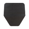 Komodo Urinal Mat, Shield-Shaped, Gray Smooth Surface, 18" x 20", 6/Carton