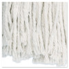 Premium Cut-End Wet Mop Heads, Cotton, 24 Oz, White, 12/Carton