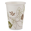 Pathways Paper Hot Cups, Wisesize, 12 Oz, White/Brown, 25/Pack