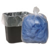 Linear Low-Density Can Liners, 16 Gallon, 0.6 Mil, 24" x 33", Clear, 25 Bags/Roll, 20 Rolls/Carton