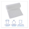 High-Density Can Liners, 16 Gal, 6 Mic, 24" x 33", Natural, Perforated Roll, 50 Bags/Roll, 20 Rolls/Carton