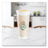 Cafe G Foam Hot/Cold Cups, 24 Oz, Brown/Green/White, 20/Bag, 25 Bags/Carton