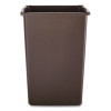 Glutton Container, 56 Gal, Plastic, Brown