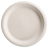 Paperpro Naturals Molded Fiber Dinnerware, Round Plates, 10.5" Dia, Natural, 125/Pack, 4 Packs/Carton