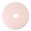 Ultra High-Speed Eraser Floor Burnishing Pad 3600, 27" Diameter, Pink, 5/Carton