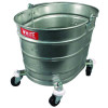 Metal Mop Bucket, 26 Qt, Steel