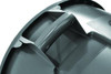 Vented Round Brute Container, 20 Gal, Plastic, Gray