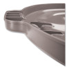 Brute Self-Draining Flat Top Lid, For 32 Gal Round Brute Containers, 22.25" Diameter, Gray