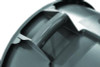 Vented Round Brute Container, 32 Gal, Plastic, Gray