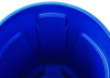 Brute Recycling Container, 44 Gal, Polyethylene, Blue