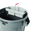 Maid Caddy, Two Compartments, 16 x 9 x 5, Gray