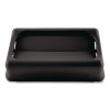 Swing Top Lid For Slim Jim Waste Containers, 11.38w x 20.5d x 5h, Black