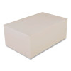 Carryout Boxes, 7 x 4.5 x 2.75, White, Paper, 500/Carton