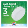 Ultra Clean Toilet Tablets Bleach, 3.5 Oz Tablet, 2/Pack, 6 Packs/Carton