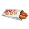 Foil Single-Serve Bags, Hot Dog Labeling, 3.5" x 1.5" x 8.5", Silver/Red/Orange, 1,000/Carton