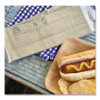 Foil Single-Serve Bags, Unlabeled Hot Dog, 3.5" x 1.5" x 8.5", Silver, 1,000/Carton