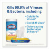 Disinfecting Wipes, 1-Ply, 7 x 8, (1) Fresh Scent/(2) Crisp Lemon, White, 35/Canister, 3 Canisters/Pack