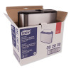 Xpress Countertop Towel Dispenser, 12.68 X 4.56 X 7.92, Stainless Steel/Black