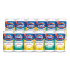 Disinfecting Wipes, Bleach Free Cleaning Wipes, 1-Ply, 7 x 8, Fresh Scent/Citrus Blend, White, 75/Canister, 3/Pack, 4/Carton