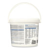 Bleach Germicidal Wipes, 1-Ply, 12 x 12, Unscented, White, 110/Bucket