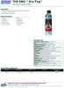 The End. Dry Fog Flying Insect Killer, 14 Oz Aerosol Spray, 12/Carton