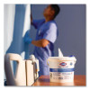 Bleach Germicidal Wipes, 1-Ply, 6 x 5, Unscented, White, 150/Canister
