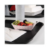 Paper Food Baskets, 1 Lb Capacity, Red/White, 1,000/Carton
