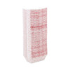 Paper Food Baskets, 1 Lb Capacity, Red/White, 1,000/Carton