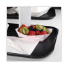 Paper Food Baskets, 2 Lb Capacity, Red/White, 1,000/Carton