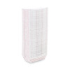 Paper Food Baskets, 2 Lb Capacity, Red/White, 1,000/Carton