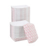 Paper Food Baskets, 2 Lb Capacity, Red/White, 1,000/Carton