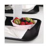Paper Food Baskets, 2 Lb Capacity, Red/White, 1,000/Carton