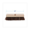 Deck Brush Head, 2" Brown Palmyra Fiber Bristles, 10" Brush