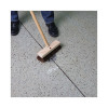 Deck Brush Head, 2" Brown Palmyra Fiber Bristles, 10" Brush