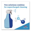 Fuzion Cleaner Disinfectant, Unscented, 32 Oz Spray Bottle, 9/Carton